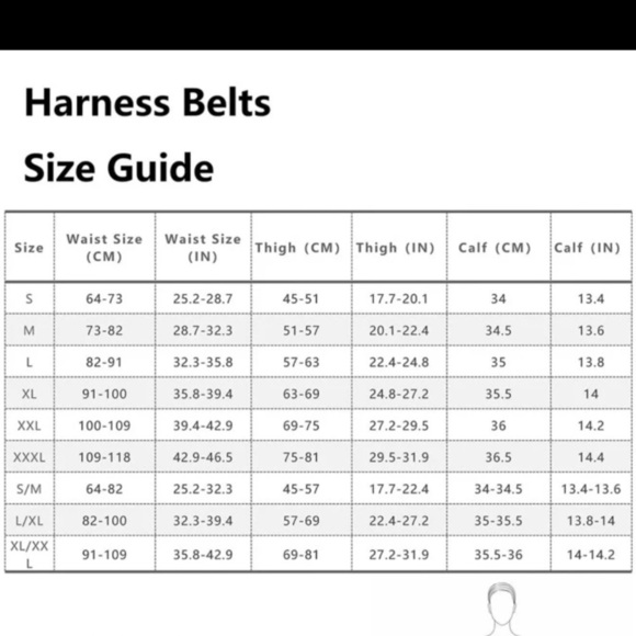 Vegan Leather Thigh Garter Harness Belt - Picture 5 of 5